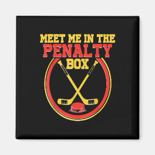 Hockey-Geschenke und Feldhockey - Strafbank oben f Magnet