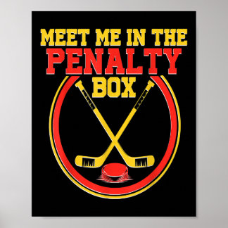 Hockey-Geschenke und Feldhockey- Strafbank oben fü Poster