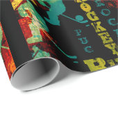 HOCKEY GESCHENKPAPIER (Rolleneckpunkt)