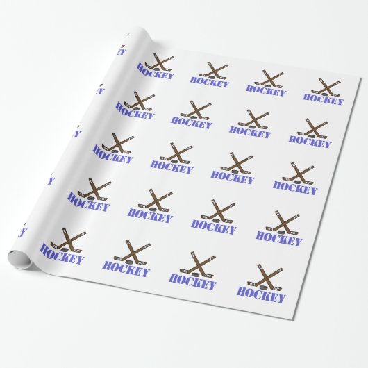 Hockey Geschenkpapier (Ungerollt)