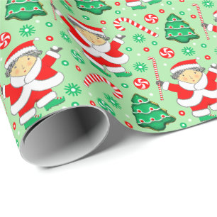 Hockey-Geschenkverpackungspapier für die Feiertage Geschenkpapier