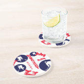 Hockey Getränkeuntersetzer (Seite)