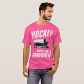 Hockey gibt mir einen Zamboner Funny Hockey T-Shirt (Vorne ganz)