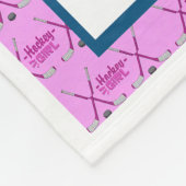 Hockey Girl are Sunshine Fleecedecke (Ecke)