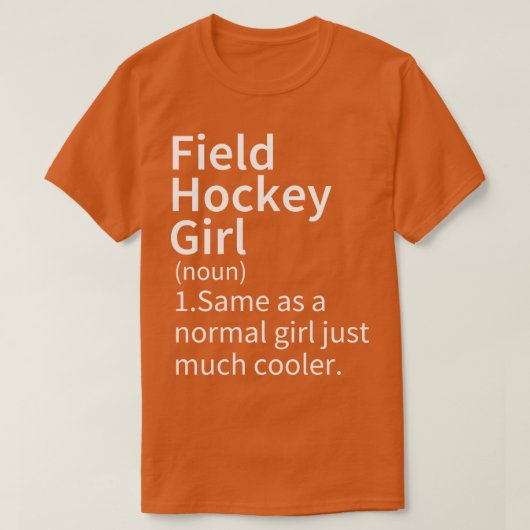 Hockey-Girl - Definition 1 T-Shirt (Design vorne)