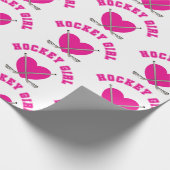 Hockey Girl Geschenkpapier (Ecke)