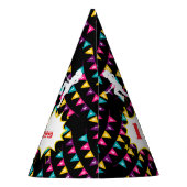 Hockey Girl Player Birthday Partyhütchen (Rückseite)