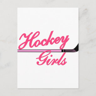 Hockey Girl Postkarte