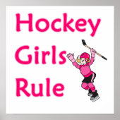Hockey-Girls-Regel Poster (Vorne)