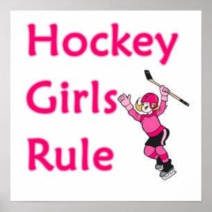 Hockey-Girls-Regel Poster