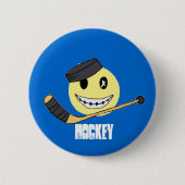 HOCKEY GLÜCKLICH BUTTON (Vorderseite)