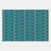 Hockey Glückwunsch Wrapping Paper Sheets Geschenkpapier Set (Vorderseite 3)