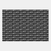 Hockey Glückwunsch Wrapping Paper Sheets Geschenkpapier Set (Vorderseite 2)