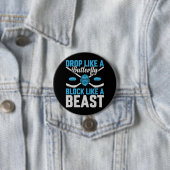 Hockey-Goal-Block wie eine Bestie Button (Beispiel)