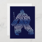 Hockey Goalie Einladungen (Vorne/Hinten)