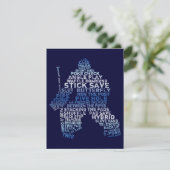 Hockey Goalie Einladungen (Stehend Vorderseite)