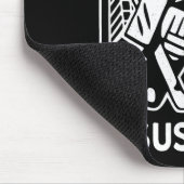 Hockey Goalie Goalkeeper Jesus Saves Christian Hoc Mousepad (Ecke)