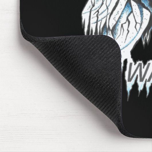 Hockey Goalie Grafik Logo Eiskrieger Mousepad (Ecke)