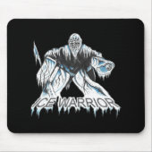 Hockey Goalie Grafik Logo Eiskrieger Mousepad (Vorne)