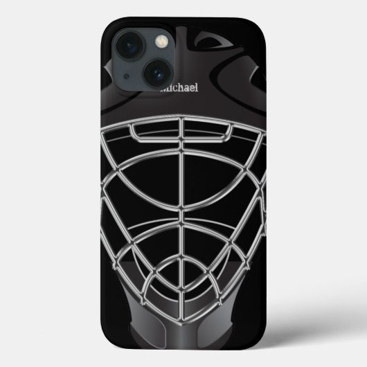 Hockey Goalie Helmet Case-Mate iPhone Hülle (Rückseite)