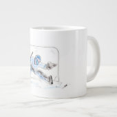 Hockey Goalie Jumbo Tasse (Vorderseite Rechts)