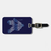 Hockey Goalie Luggage Tag Gepäckanhänger (Vorderseite horizontal)