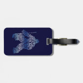Hockey Goalie Luggage Tag Gepäckanhänger (Rückseite horizontal)