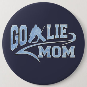 Hockey Goalie Mama Athletic Schwanz Button