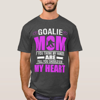 Hockey Goalie Mama Beste Mütter Geschenkretro T-Shirt