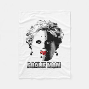 Hockey Goalie Mama Fleece Blanket