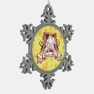 Hockey Goalie Mama Weihnachten Snowflake Ornament