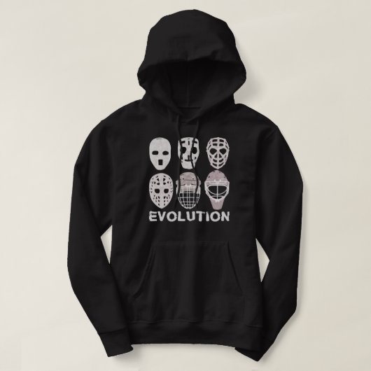 Hockey Goalie Mask Evolution Classic T Shirt (Design vorne)