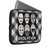 Hockey Goalie Mask Evolution Laptop-Sieb Laptopschutzhülle (Vorne Rechts)