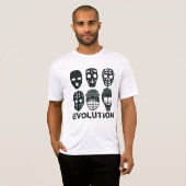 Hockey Goalie Mask Evolution T-Shirt (Vorne ganz)