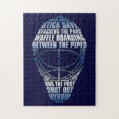 Hockey Goalie Mask Jigsaw Puzzle (Vertikal)