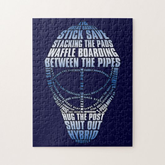 Hockey Goalie Mask Jigsaw Puzzle (Vertikal)