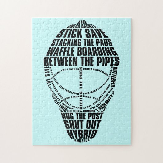 Hockey Goalie Mask Jigsaw Puzzle (Vertikal)
