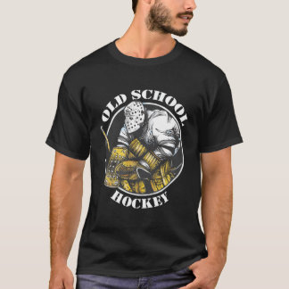 Hockey Goalie Mask Vintage Maske Alte Schule T-Shirt