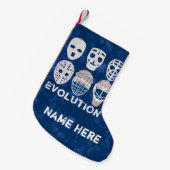 Hockey Goalie Masken Evolution Weihnachten Strumpf Kleiner Weihnachtsstrumpf (Vorderansicht (hängend))