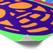 Hockey Goalie Masken Pop Art Poster (Ecke)