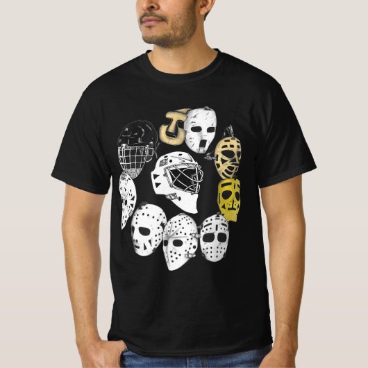 Hockey Goalie Masks Vintage Heritage Evolution  T-Shirt (Vorderseite)