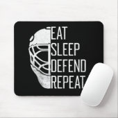 Hockey Goalie Mousepad (Mit Mouse)