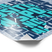 Hockey Goalie Noble Zitat Fotodruck (Ecke)