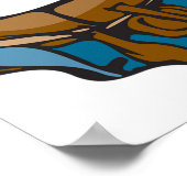 Hockey Goalie Poster (Ecke)