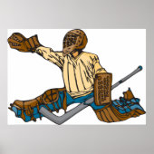 Hockey Goalie Poster (Vorne)
