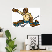 Hockey Goalie Poster (Heimbüro)