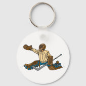 Hockey Goalie Schlüsselanhänger (Rückseite)