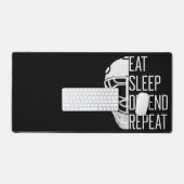 Hockey Goalie Schreibtischunterlage (Tastatur & Maus)