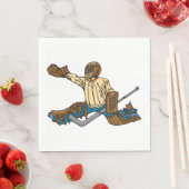 Hockey Goalie Serviette (Beispiel)