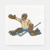 Hockey Goalie Serviette (Vorderseite)